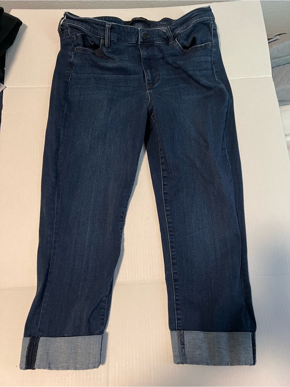 Liverpool Dark Blue Boyfriend Capri Jeans